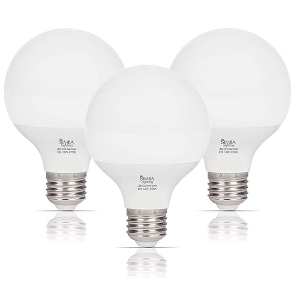 Aooshine G25 LED Bulb Best Energy-efficient