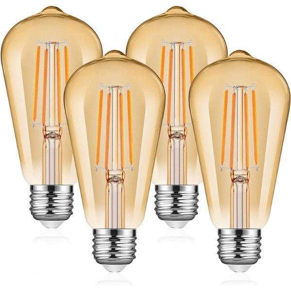 Ascher Dimmable Vintage LED Edison Bulbs: Best For Vintage Look