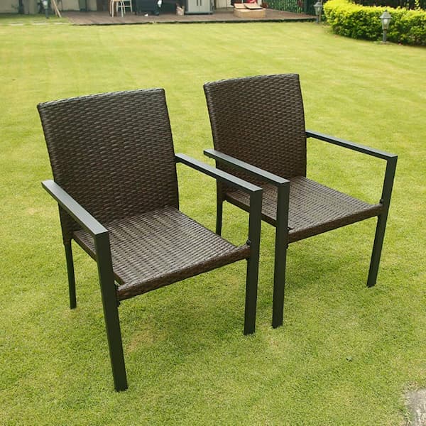Bali Outdoors Stackable Outdoor Fire Pit Chairs