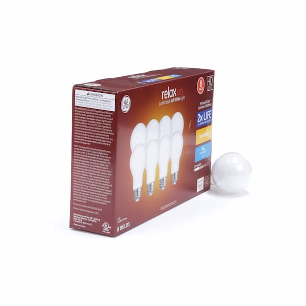 Ge Relax 8-pack 60 W Equivalent Dimmable Warm White Best Overall