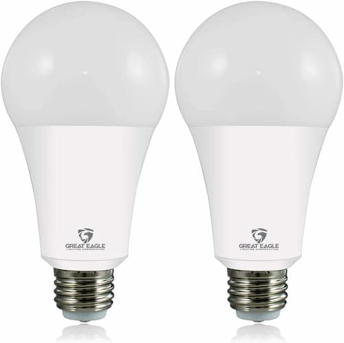 Great Eagle Lighting Corporation 3-Way LED Bulb – Best For Reading
