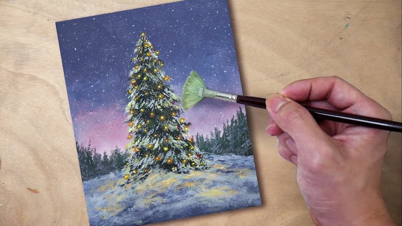 How to Paint a Christmas Tree An Easy Step-by-step Guide