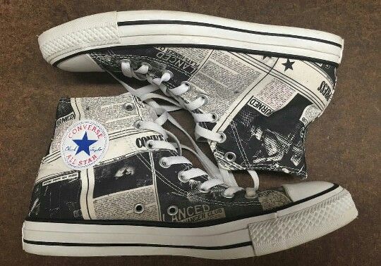 Using Newspaper to Dry Your Converse