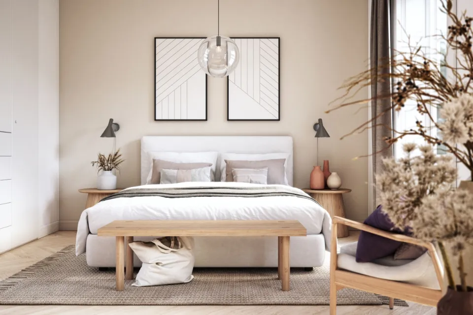 Use Symmetry in a Small Bedroom