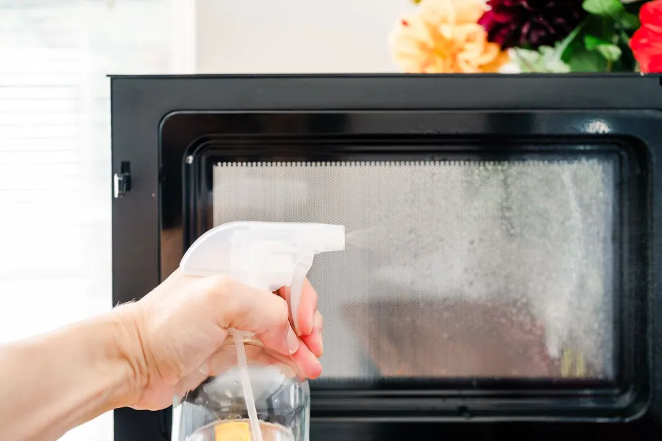 Steam the Microwave With Vinegar